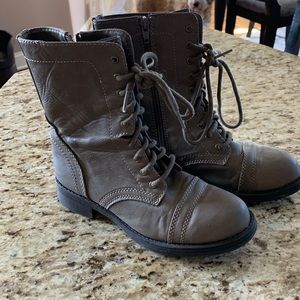 Grey boots worn maybe 2-3 times